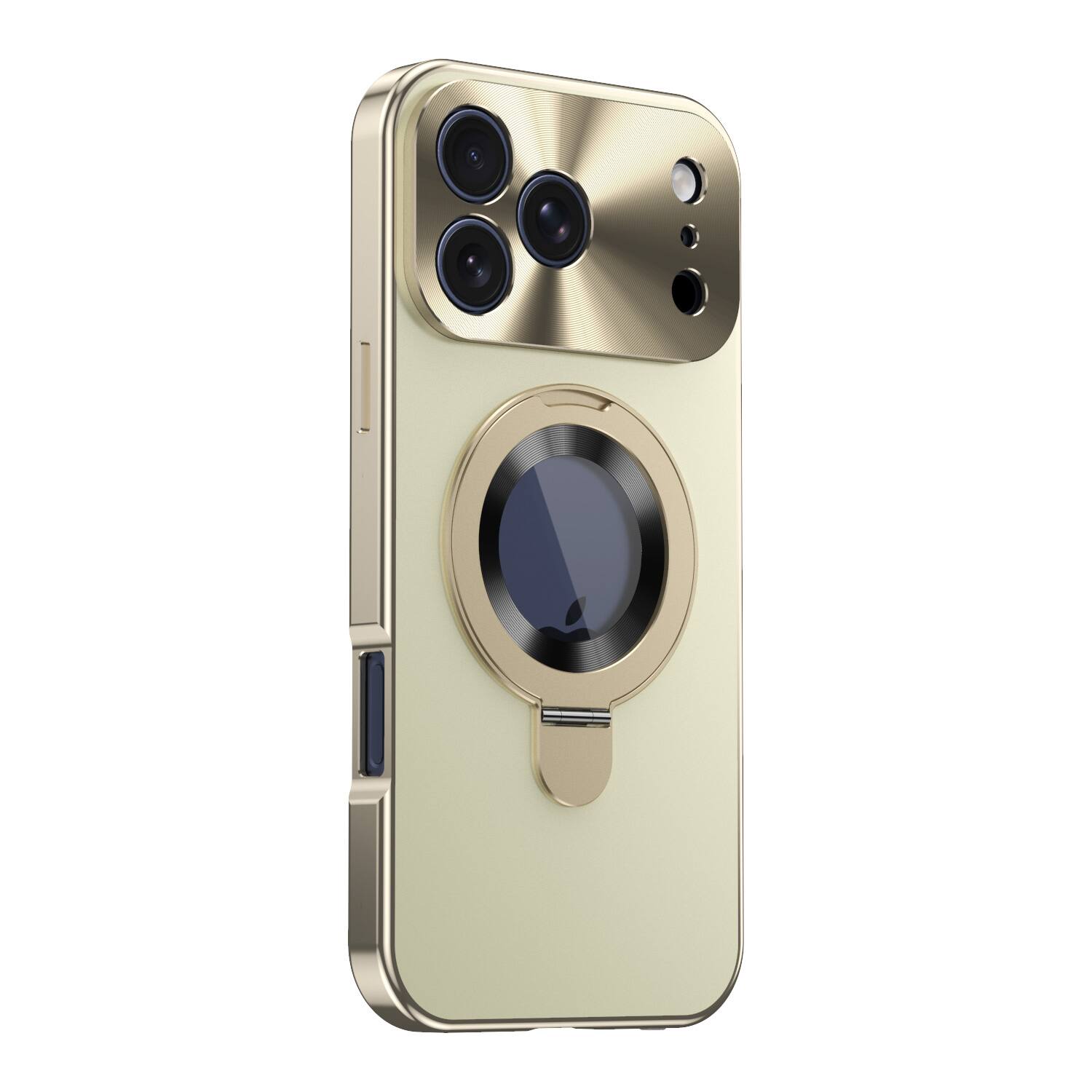 Alt View 9. UUCOVER - Magnetic Kickstand Case for Apple iPhone 18 Pro with Privacy Tempered Screen Protector Cover Compatible with MagSafe - Gold.