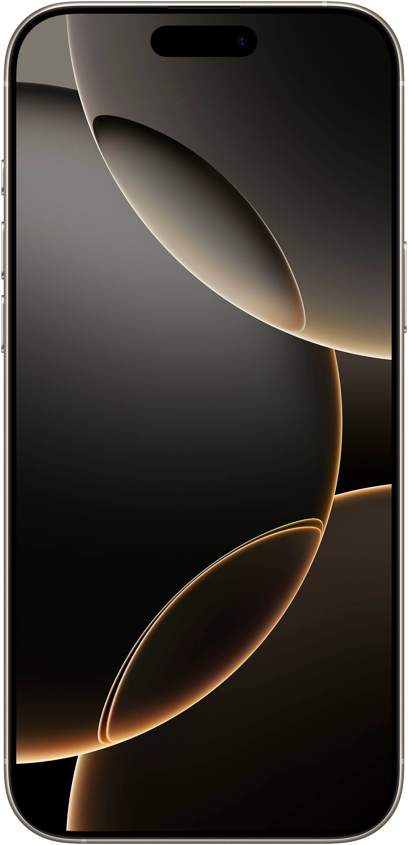 Alt View 11. Apple - iPhone 16 Pro Max 256GB Natural Titanium - Natural Titanium.