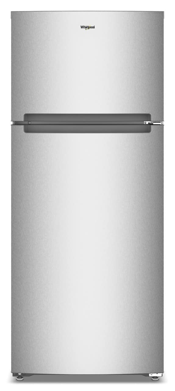 Whirlpool - 18.0 Cu. Ft. Top-Freezer Counter-Depth Refrigerator with Total Coverage Cooling - Fingerprint-Resistant Stainless Finish