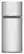 Front. Whirlpool - 28 in. Wide 18.0 cu. ft. Top-Freezer Counter-Depth Refrigerator with Total Coverage Cooling - Fingerprint-Resistant Stainless Finish.