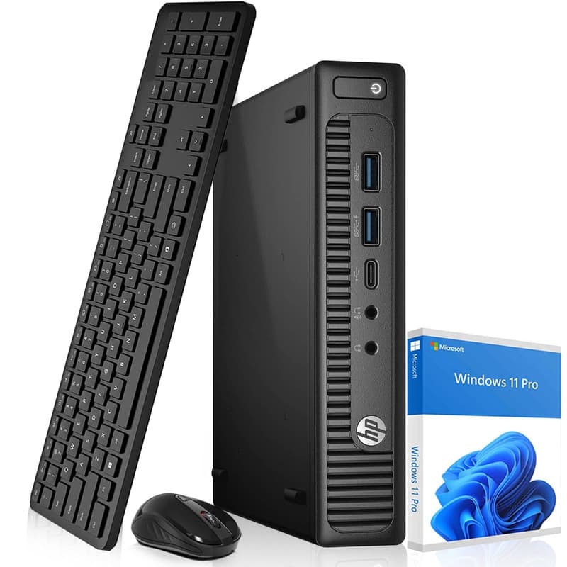 HP Refurbished Excellent Elitedesk 800 G3 Mini Destop PC, Intel