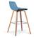 Alt View 17. Simpli Home - Randolph Bentwood Counter Height Stool (Set of 2) - Medium Blue.