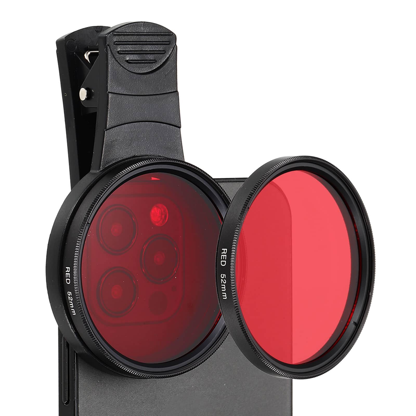 Unique Bargains - 52mm Phone Camera Lens, Clip-On Full Color Filter Circular Polarizing for Smartphones & DSLR
