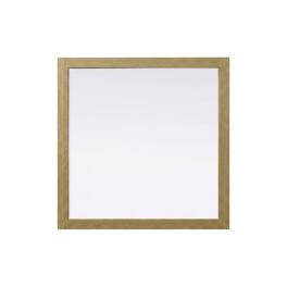 Elegant Kitchen and Bath - Noah Wooden Square Mirror 36 x 36 - Honey Brown