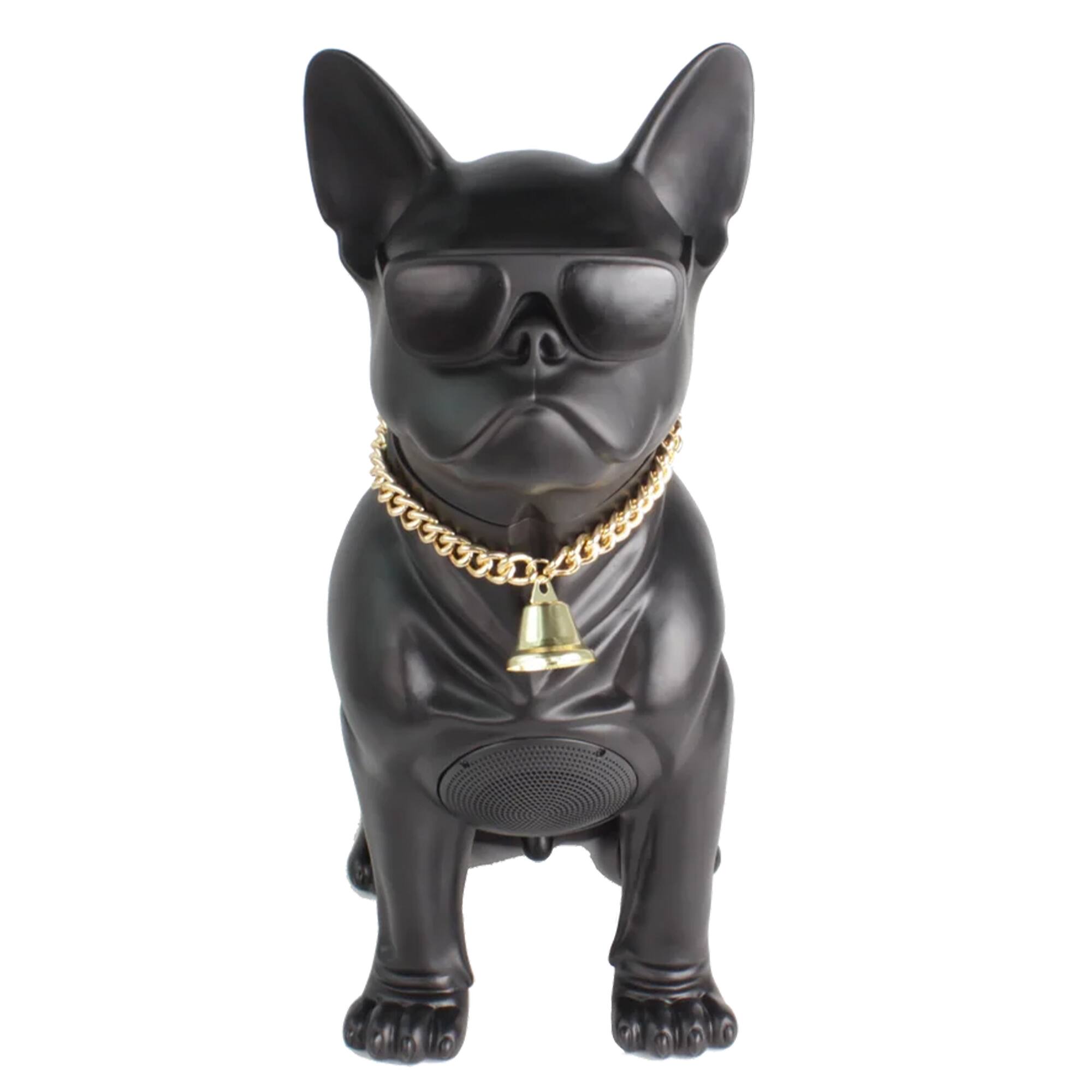 Alt View 7. Max Power - Max Power Bulldog Bluetooth Speaker, Large Wireless Novelty Party Stereo, Black - Black.