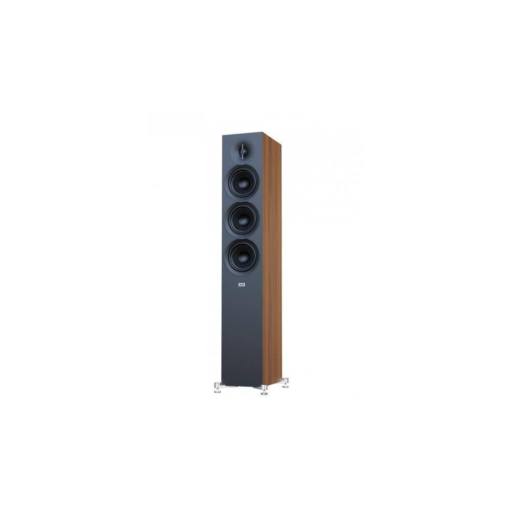 Front. ELAC - ELAC Debut 3.0 - 5.25" Floor Speaker (Walnut) DF53-WN - Walnut.