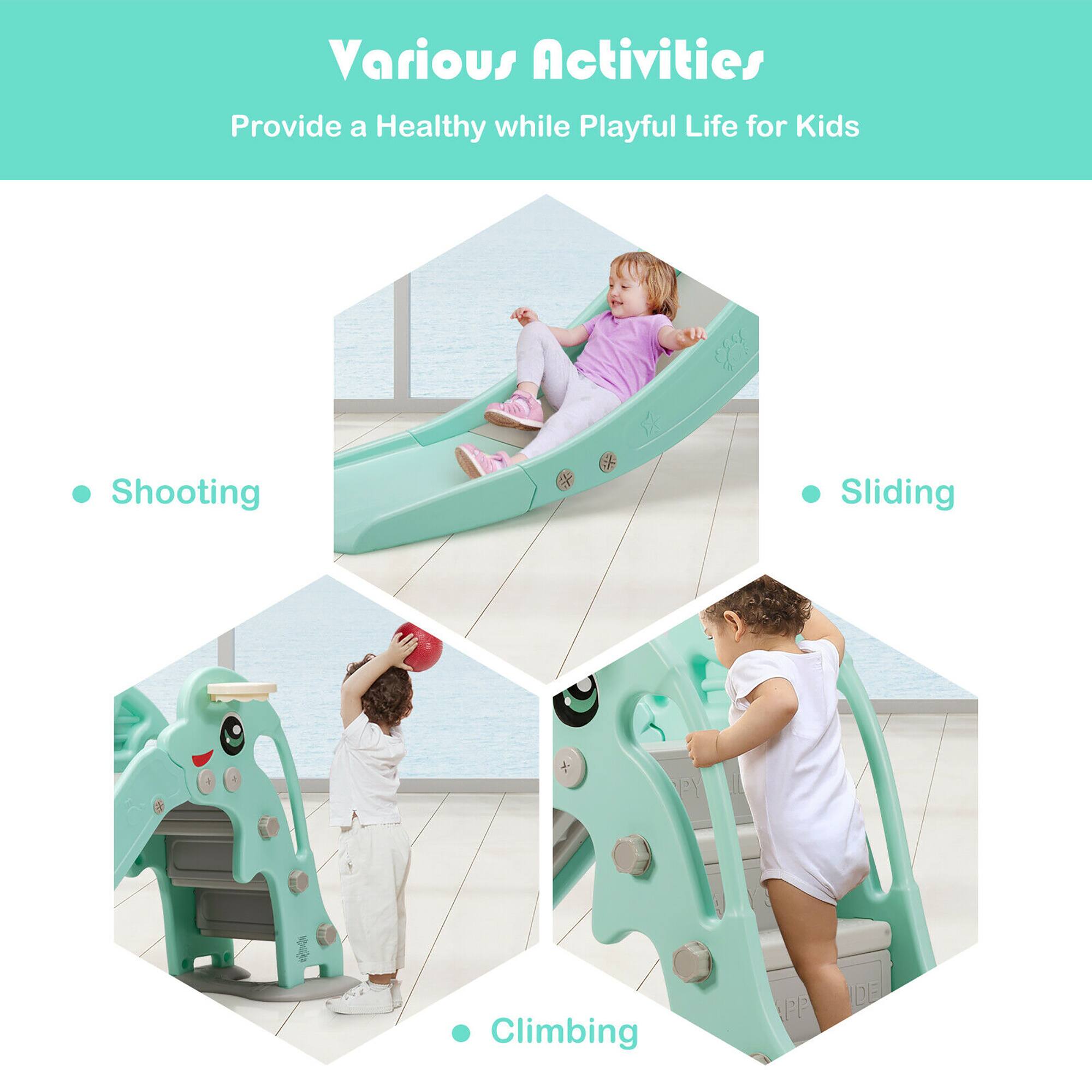 Various Activities  
Provide a Healthy while Playful Life for Kids  

- Shooting  
- Sliding  
- Climbing