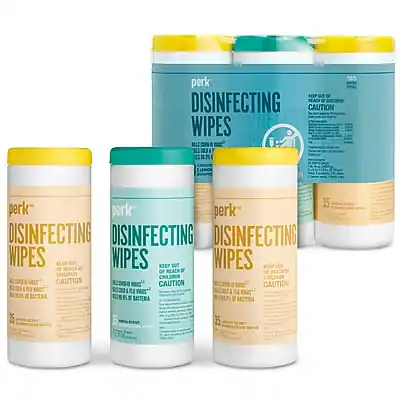perk DISINFECTING WIPES
KEEP OUT OF REACH OF CHILDREN
CAUTION
perk DISINFECTING WIPES
KEEP OUT OF REACH OF CHILDREN
CAUTION
perk DISINFECTING WIPES
KEEP OUT OF REACH OF CHILDREN
CAUTION
perk DISINFECTING WIPES
KEEP OUT OF REACH OF CHILDREN
CAUTION
35 WIPES