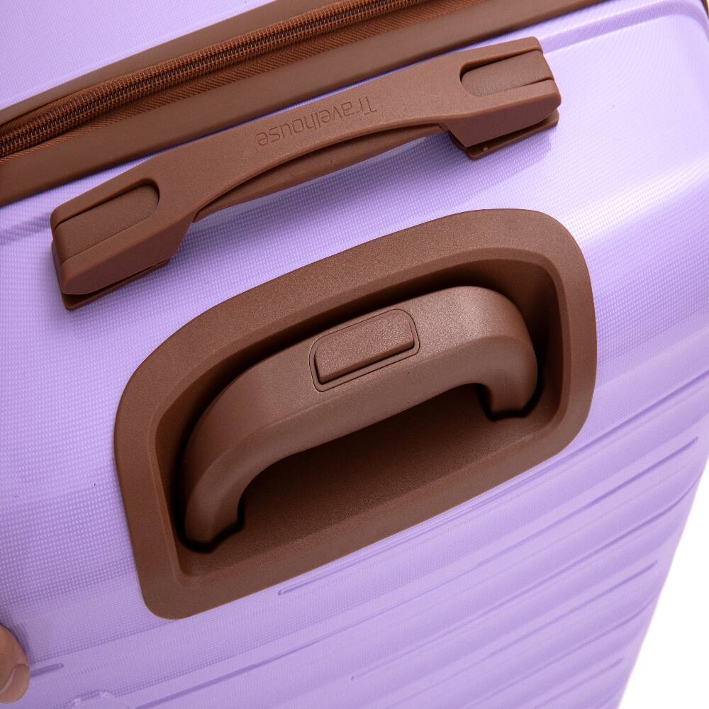 Alt View 4. Ropilly - Ropilly 5 piece hardshell luggage set Lavender with TSA Lock 20 24 28 Inch - Lavender.