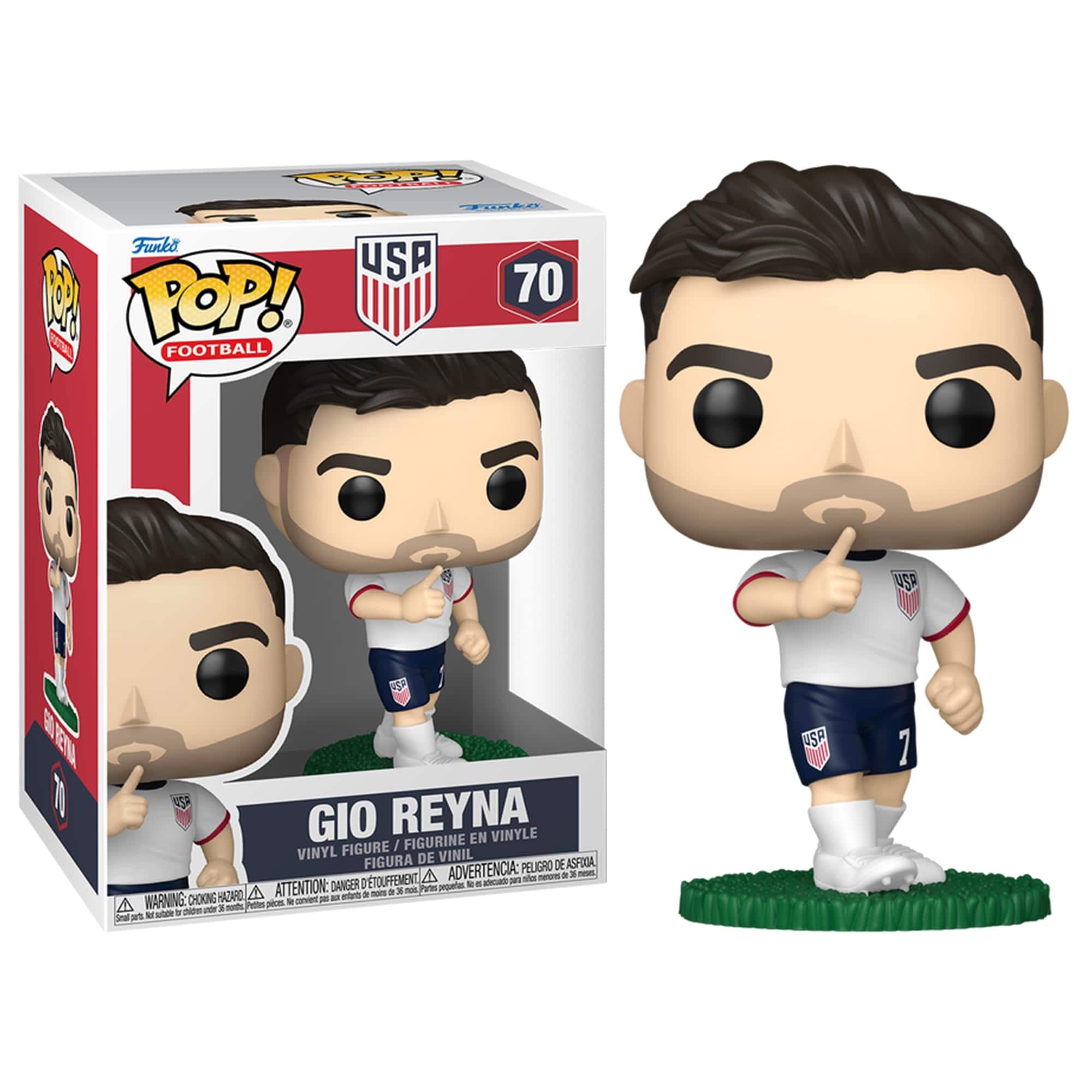 USA Soccer Funko POP Football | Giovani Reyna - Multi-Colored price history on PriceWatchPro
