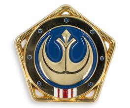 SalesOne LLC - Star Wars: The Mandalorian New Republic Enamel Pin Badge With Magnetic Back - Blue
