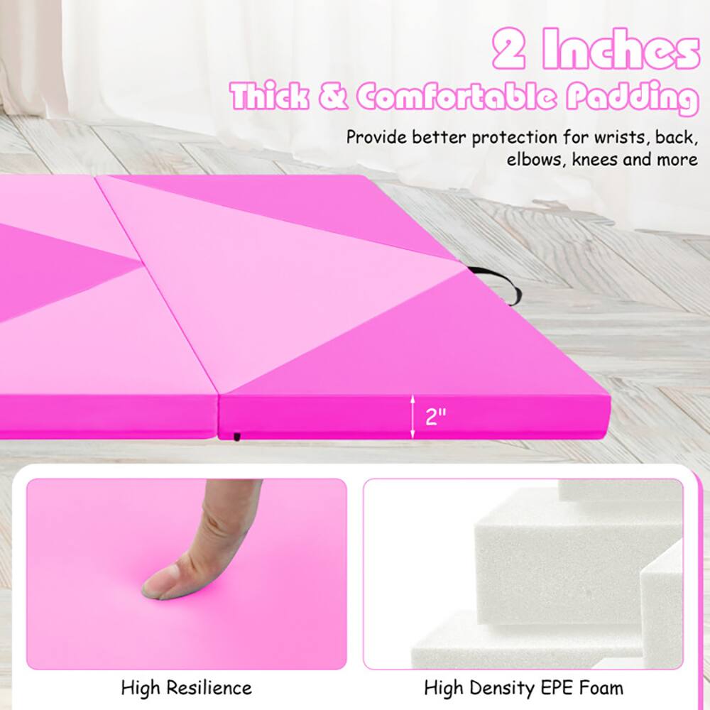 2 Inches Thick & Comfortable Padding  
Provide better protection for wrists, back, elbows, knees and more  

2" High Resilience High Density EPE Foam
