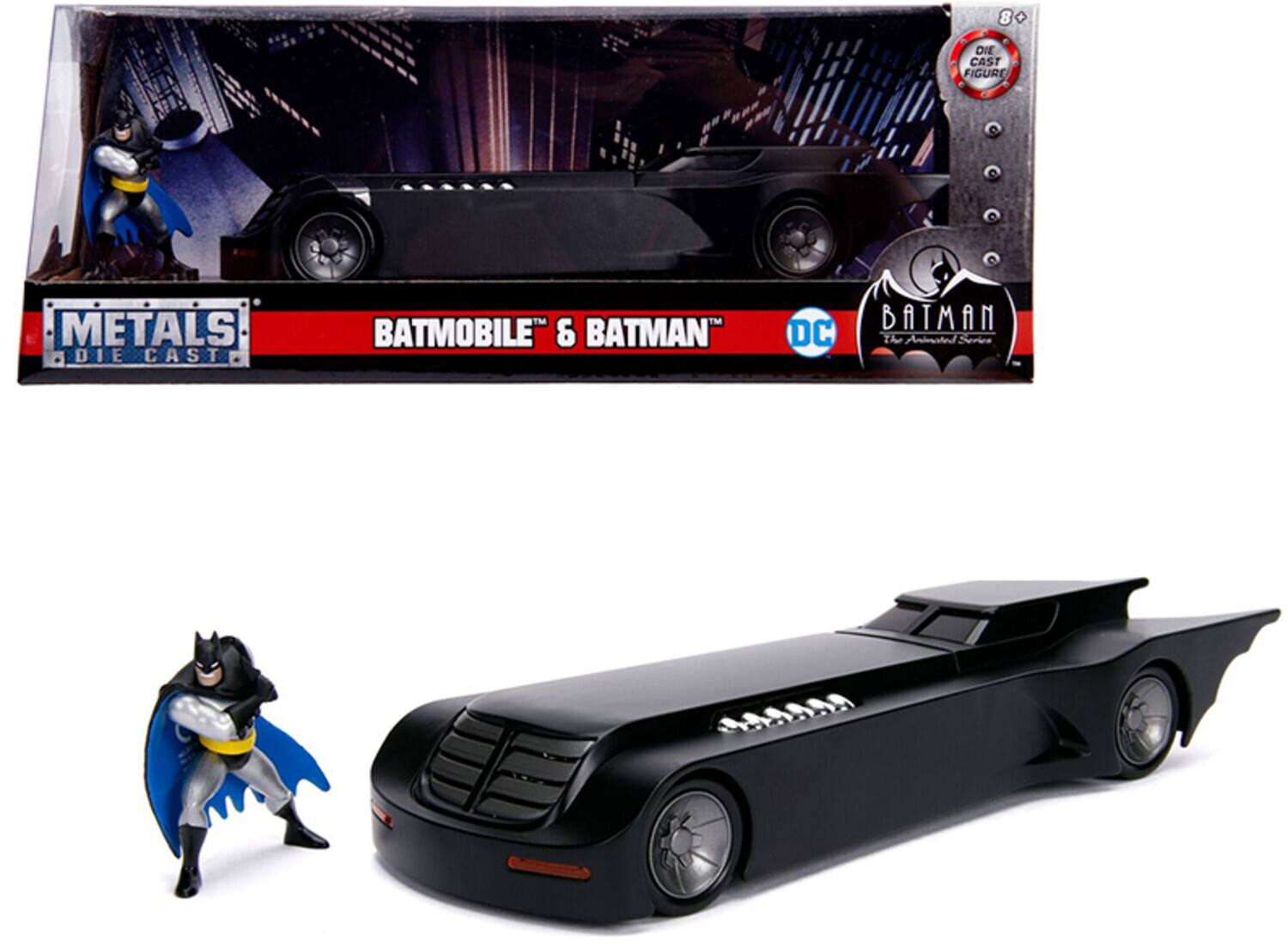 Jada Toys DC Comics Batman Animated Series Batmobile Die cast Car