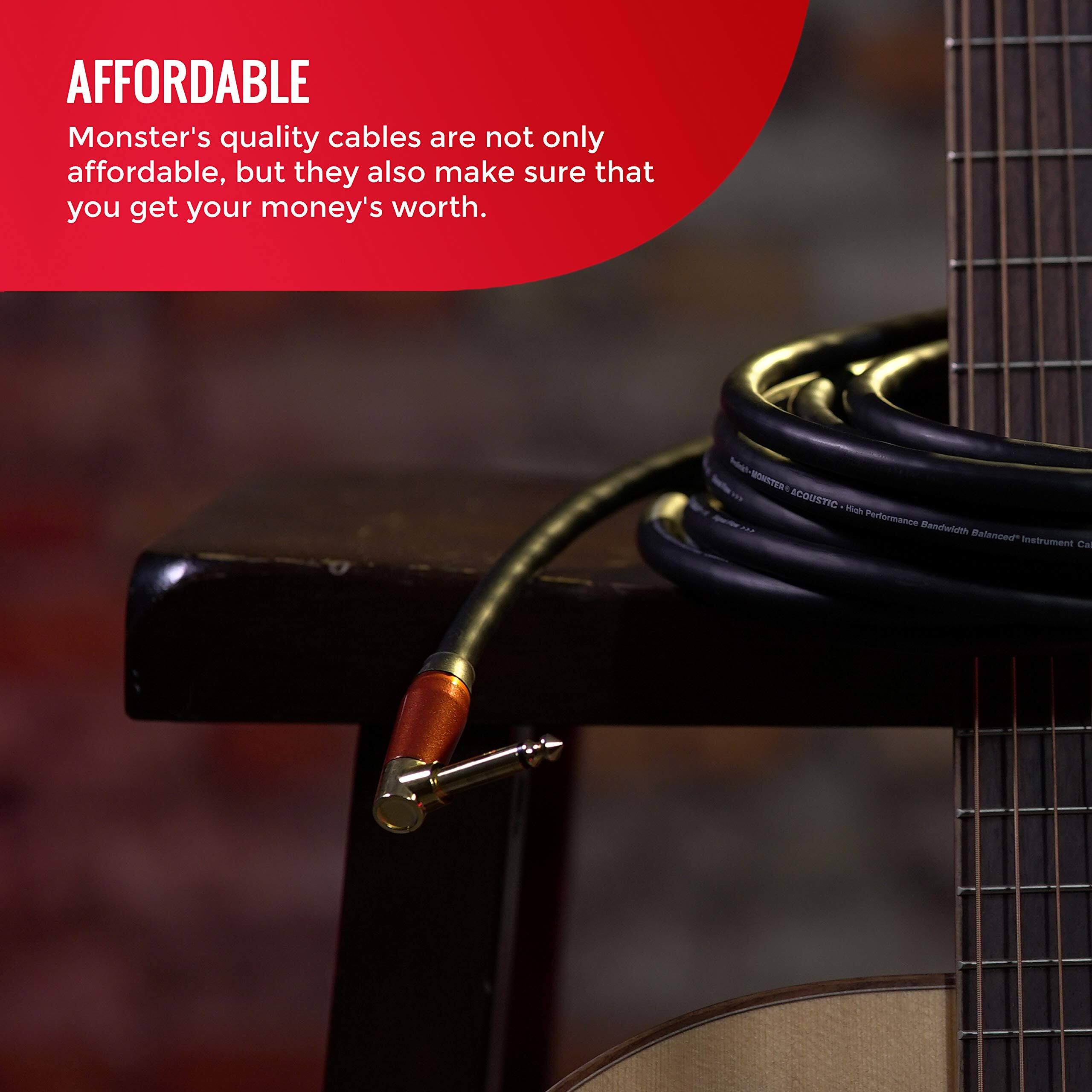 AFFORDABLE  
Monster's quality cables are not only affordable, but they also make sure that you get your money's worth.