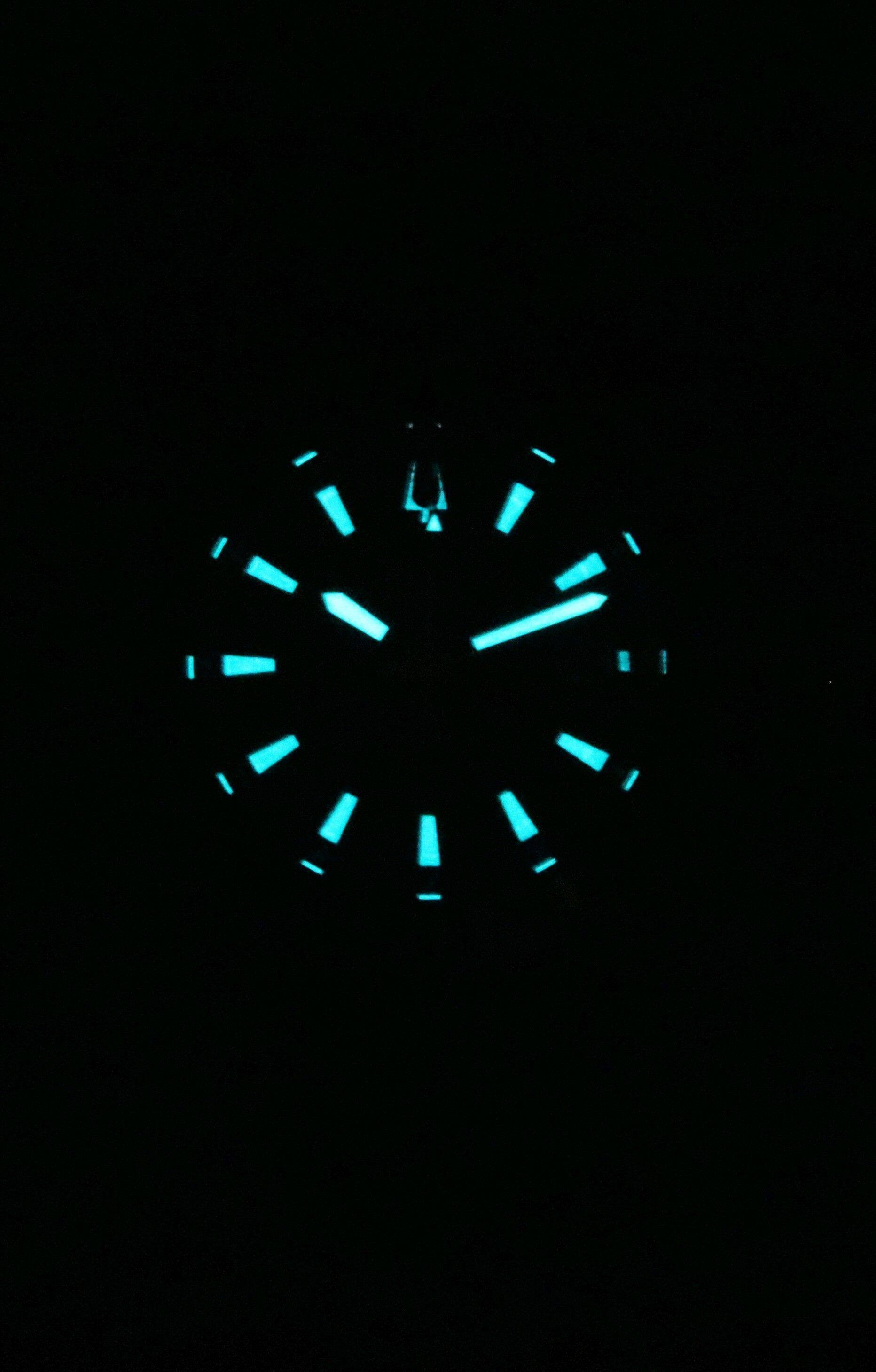 Angle. Bulova - Marine Star Black Silicone Strap Brown Dial Precisionist Quartz Diver's 200M 98B421 Men's Watch - Brown.