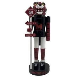 Santa's Workshop - Maroon Morehouse Maroon Tigers 12'' Rivalry Nutcracker - Red