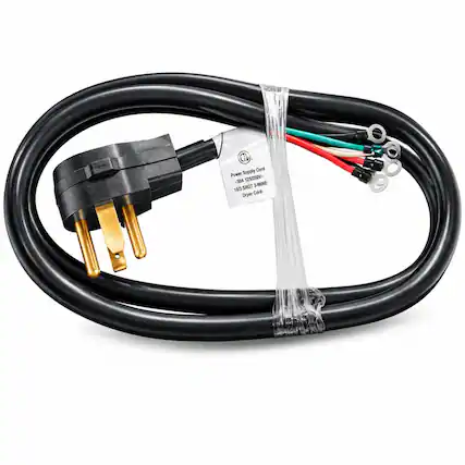 ETV Supply Cord Power 125/250V-30A 3-WIRE 1003 SROT Dryer Cord