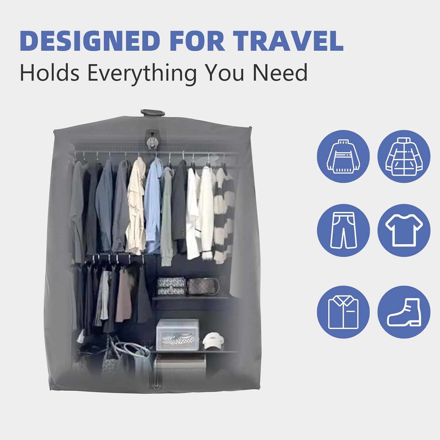 DESIGNED FOR TRAVEL  
Holds Everything You Need