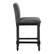 Left. OSP Home Furnishings - ELIZA 26" Spindle Counter Stool - Charcoal / Black.