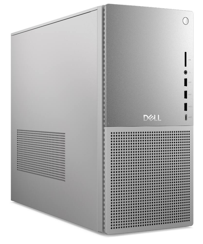 Alt View 1. Dell - Dell Tower Plus Desktop (Ultra 7-265, 32GB, 1TB SSD, Integrated Graphics, Win 11 Pro ) - Platinum.