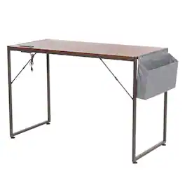 JJS - Simple Style Writing Desk For Small Spaces - Brown