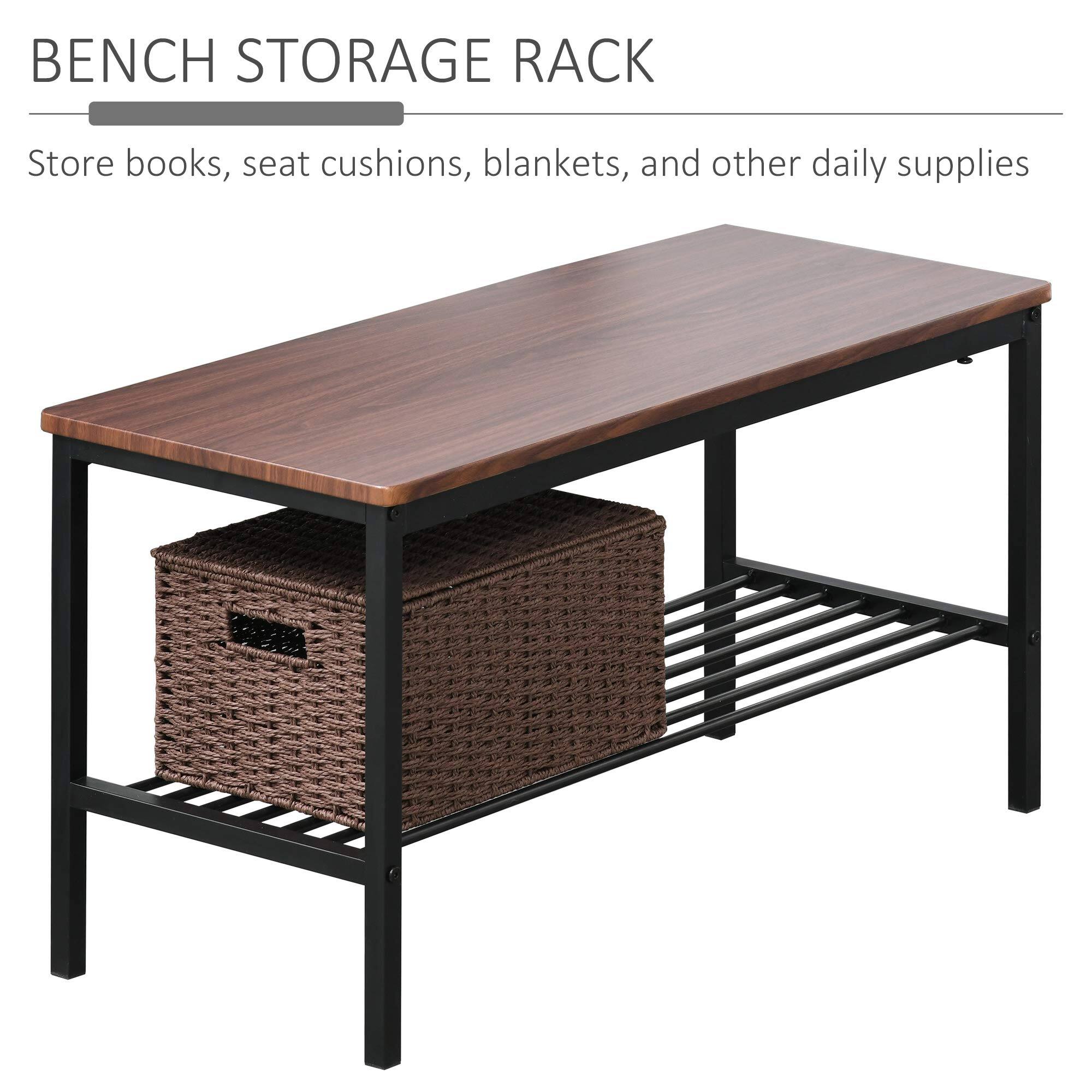 BENCH STORAGE RACK

Store books, seat cushions, blankets, and other daily supplies
