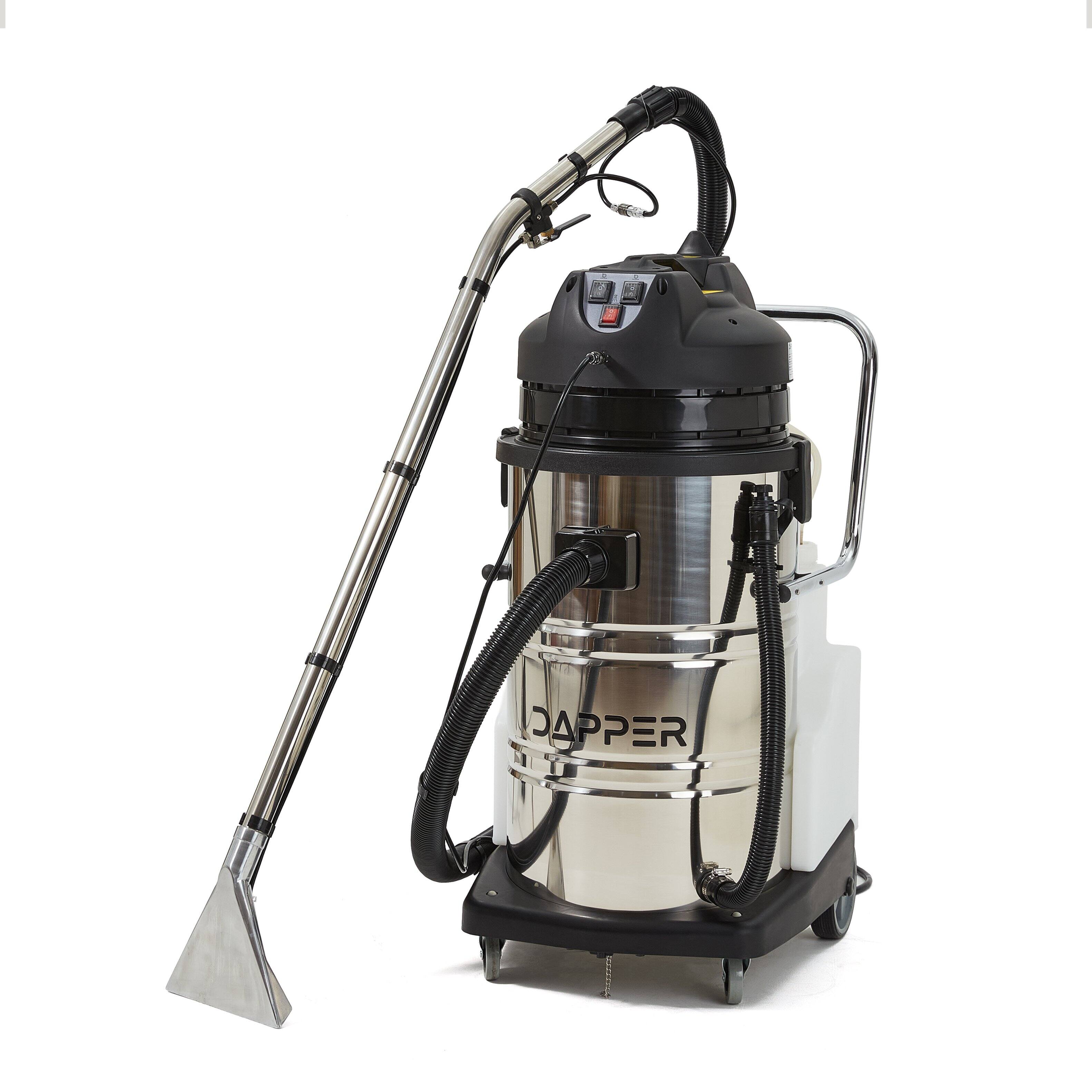 Alt View 9. Dapper Supply - Commercial 4-in-1 Wet/Dry Vacuum & Carpet Extractor, 116 PSI, 5.3 Gal. Tank, 21 Gal. Recovery, 2-Year Warranty - Gray.