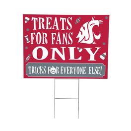 Evergreen Enterprises - Washington State Cougars 18" x 24" Halloween Treats Outdoor Yard Sign - Multicolor