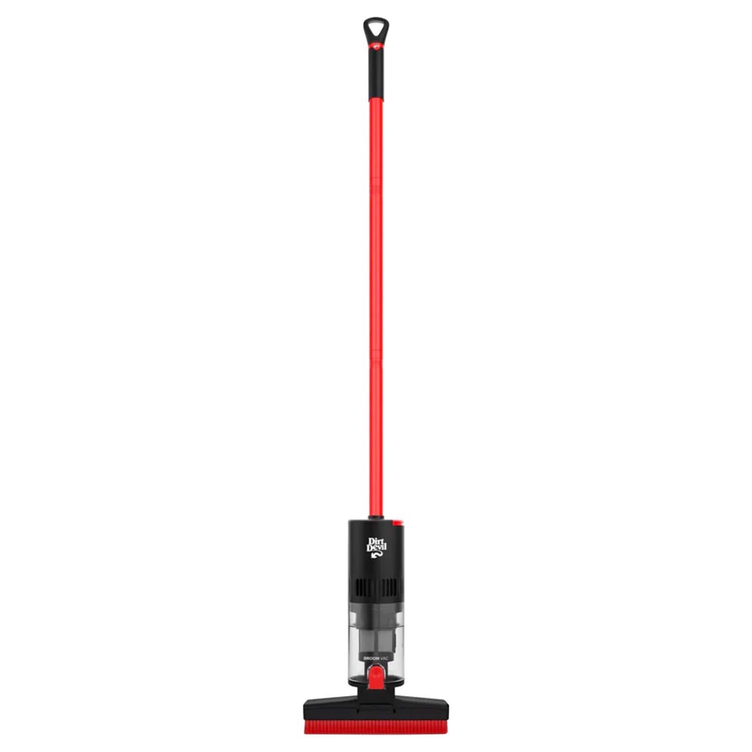Dirt Devil - Broom Vac Bagless Cordless Standard Filter Rechargeable Sweeper