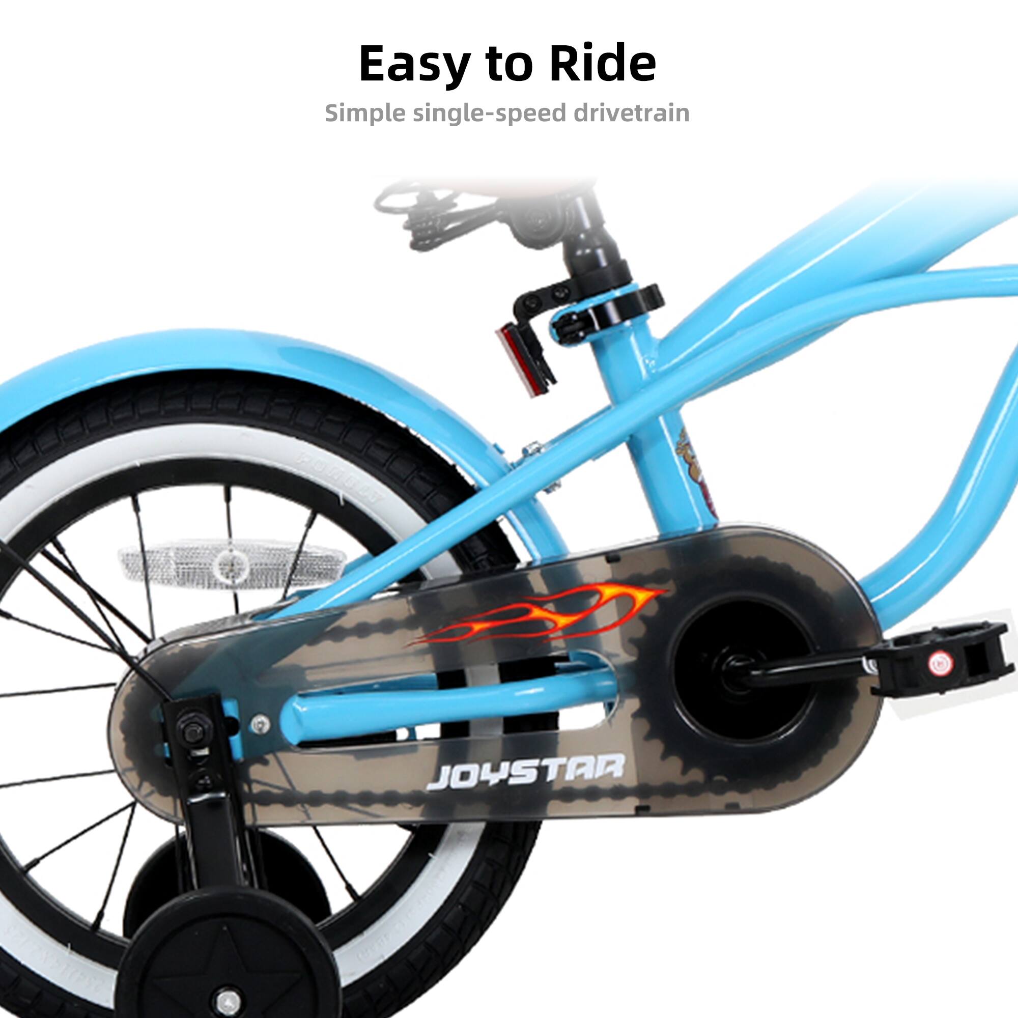 Easy to Ride  
Simple single-speed drivetrain  
JOYSTAR