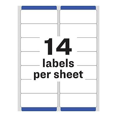 14 labels per sheet