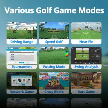 Phigolf 2 Flex Home Golf Game Simulator with Retractable Swing Phigolf 2 Flex Home Golf Game Simulator with Retractable Swing