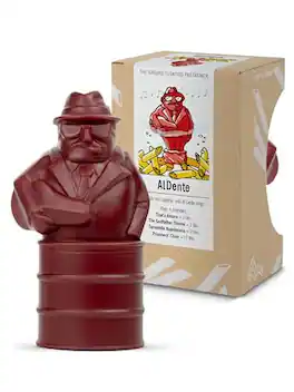 BrainStream - Pasta Timer, Floating Al Dente Singing Timer with Italian Melodies - Red