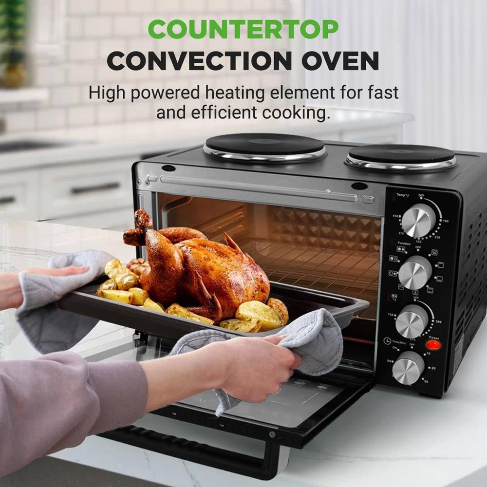 COUNTERTOP CONVECTION OVEN

High powered heating element for fast and efficient cooking.