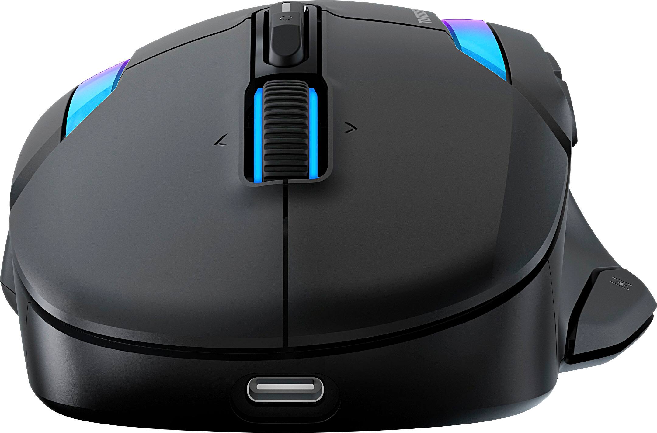 Alt View 16. Turtle Beach - Kone II Air Wireless Optical Gaming Mouse with RGB Lighting - Ash Black.