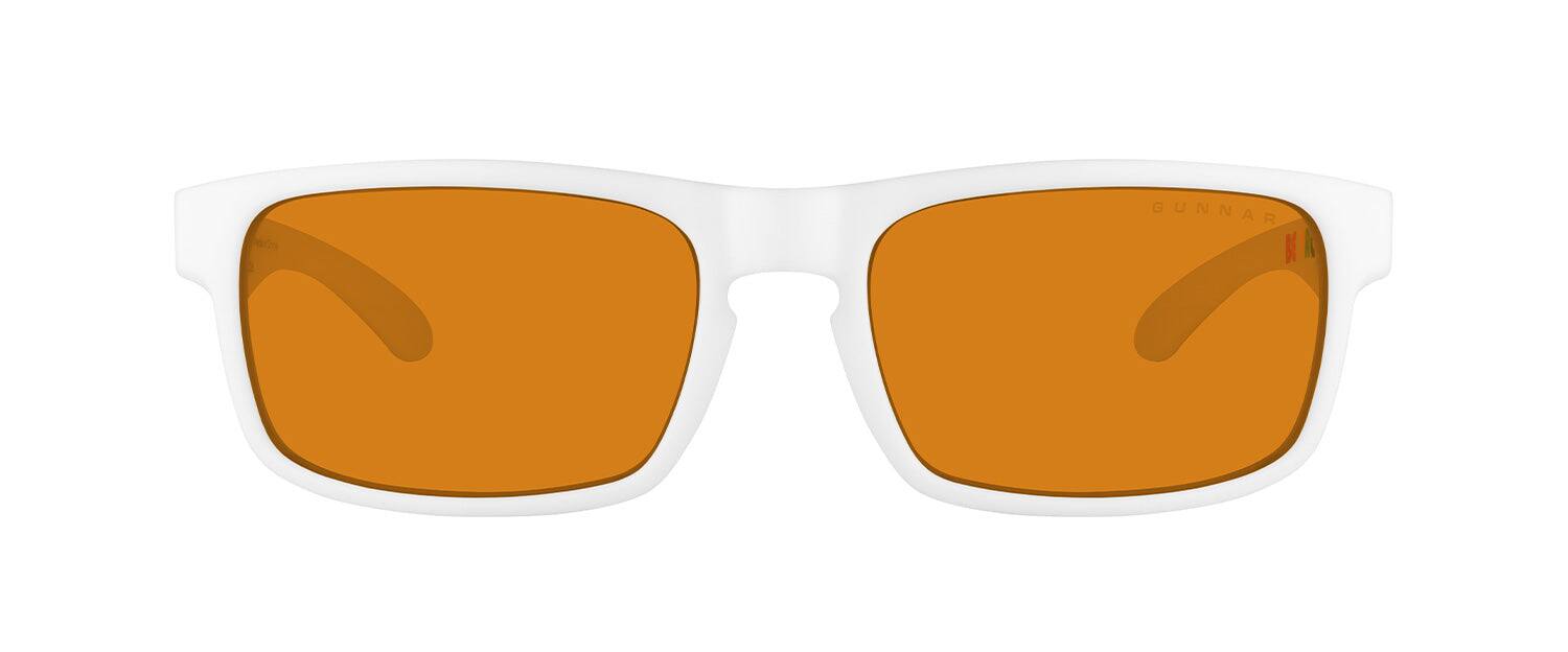 Alt View 9. GUNNAR - GUNNAR Gaming Glasses  -  Enigma, Pride, Amber Lens - Blue Light Blocking, Relieve Dry Eye, Anti Glare - White.