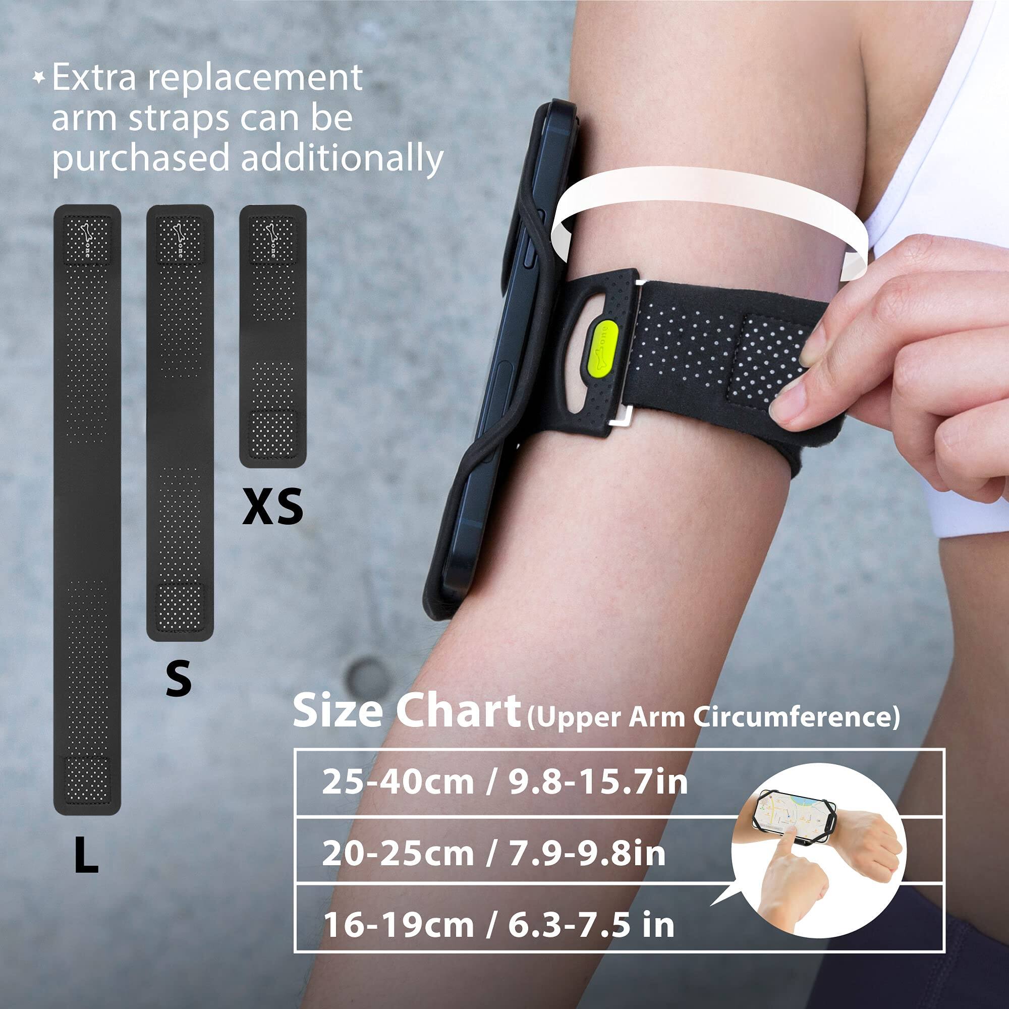 *Extra replacement arm straps can be purchased additionally

XS S L

Size Chart (Upper Arm Circumference)

25-40cm / 9.8-15.7in  
20-25cm / 7.9-9.8in  
16-19cm / 6.3-7.5 in