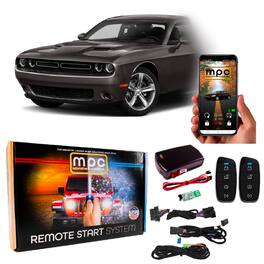 MPC - 4-Button 2-Way Remote Starter For 2015-2017 Dodge Challenger - Plugin T-Harness - Black