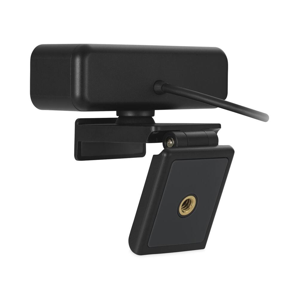 Left. Kensington - Kensington K81176WW W2050 Pro 1080p Auto Focus Pro Webcam with 2 Mpixels - Black - Black.