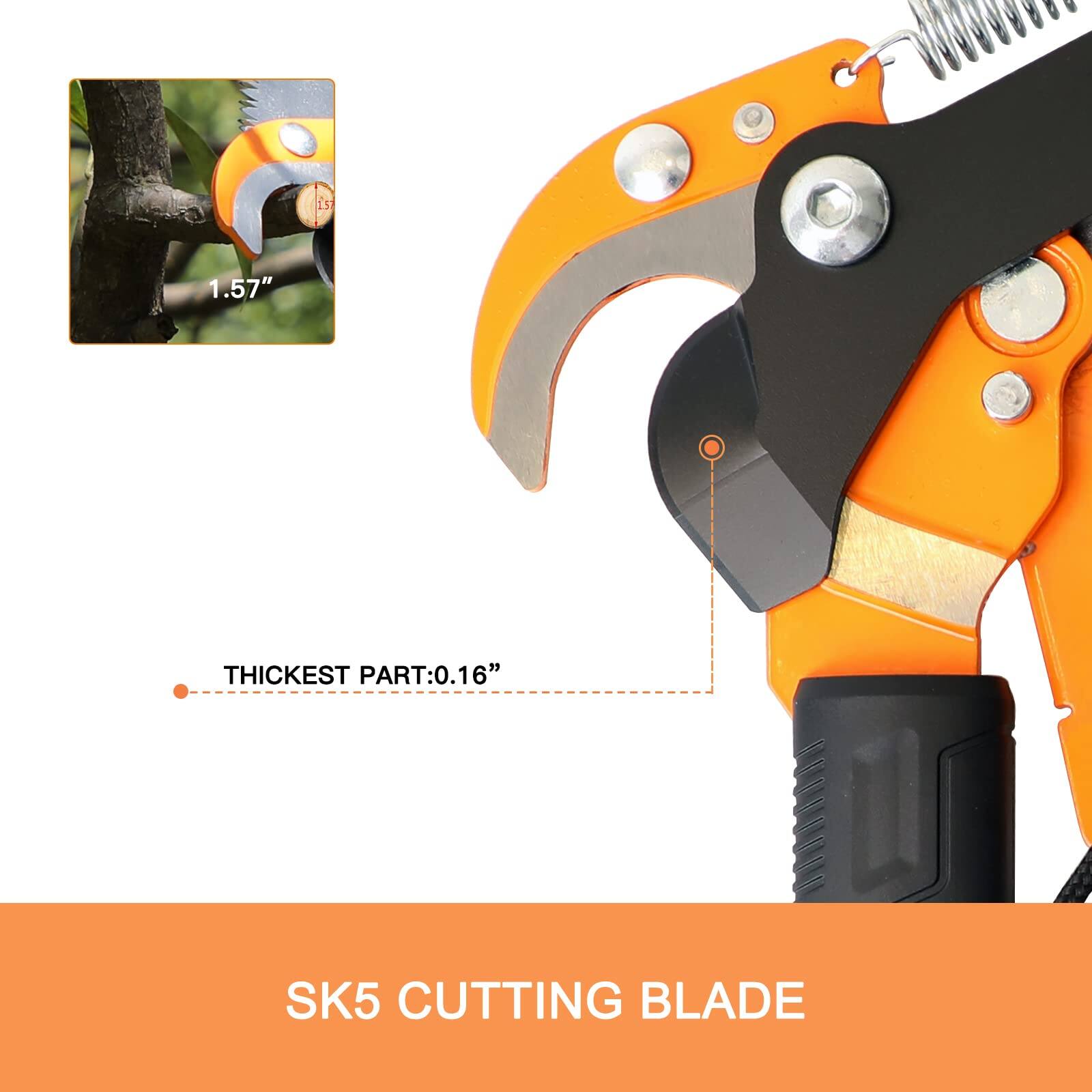 1.57"  
THICKEST PART: 0.16"  
SK5 CUTTING BLADE