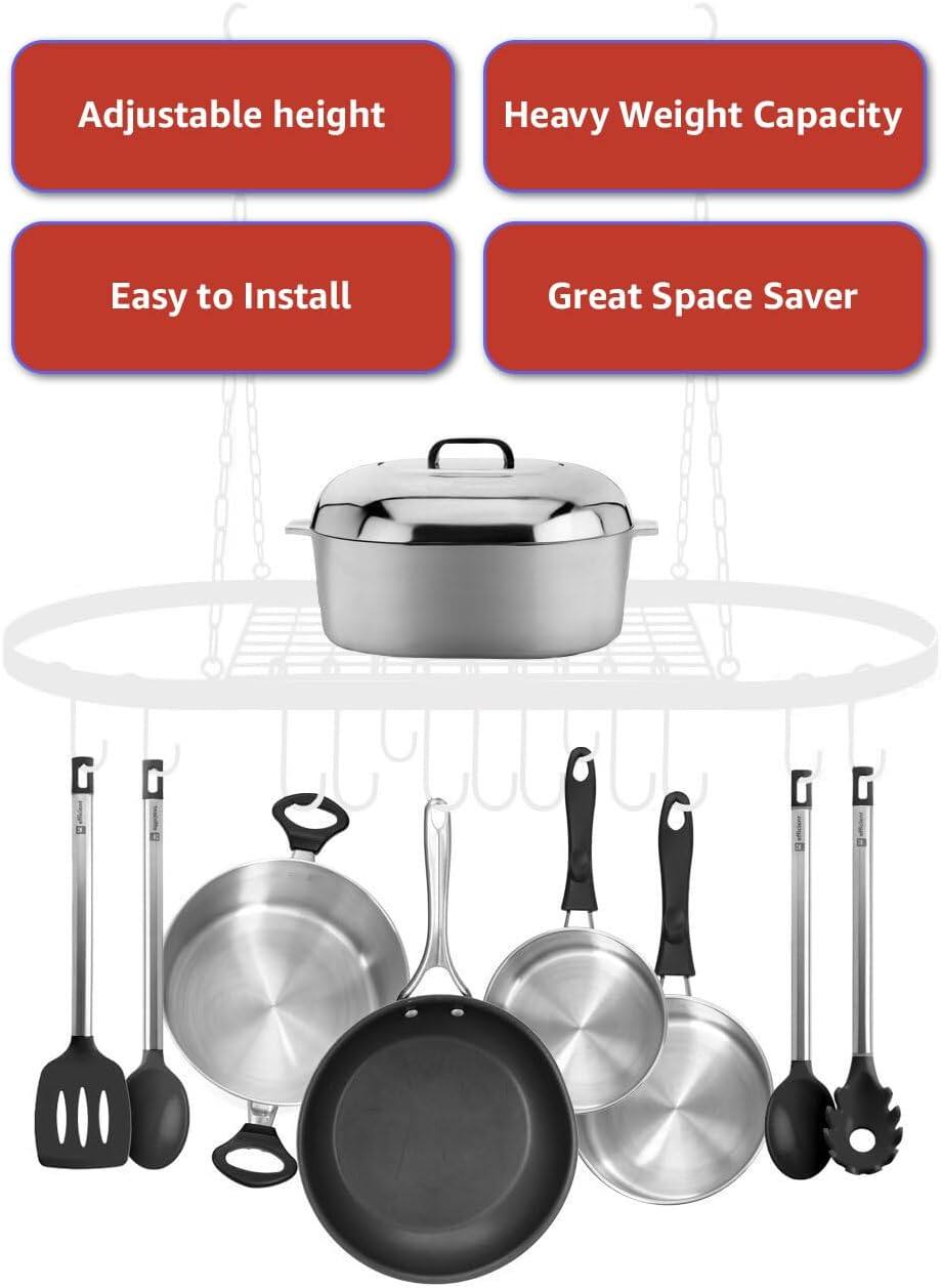 Adjustable height  
Heavy Weight Capacity  
Easy to Install  
Great Space Saver