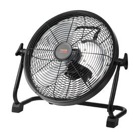 VEVOR - Cordless Fan 12 in, Portable Quiet Personal Fan, 360 Degree Manual Pivoting Head, Stepless Speed Regulation Fan - Black