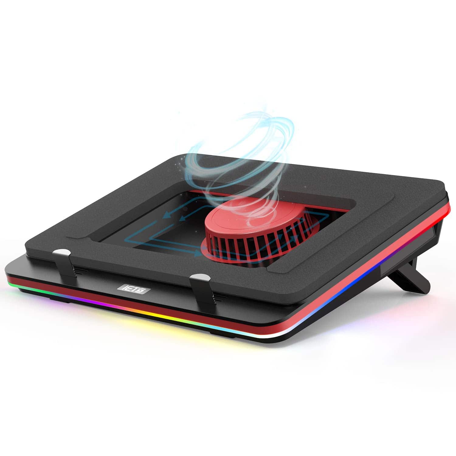 HongFei - GT500 Powerful Turbo-Fan RGB Laptop Cooling Pad with Variable Speed, Seal Foam, Dust Filter, 13-17.3inch Cooler - S2(RGB)