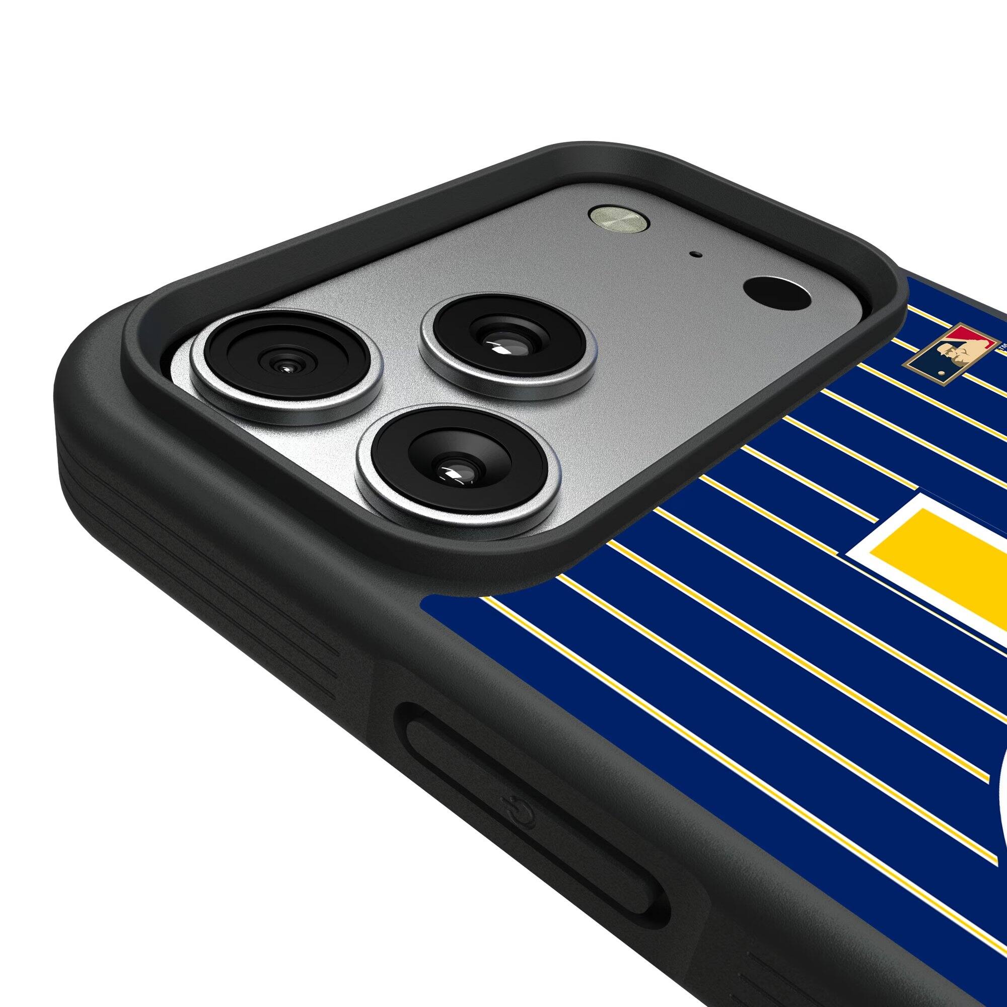 Alt View 2. Keyscaper - Seattle Mariners Bump Case with 8.2ft Drop Protection - 15 Pro - Multicolor.