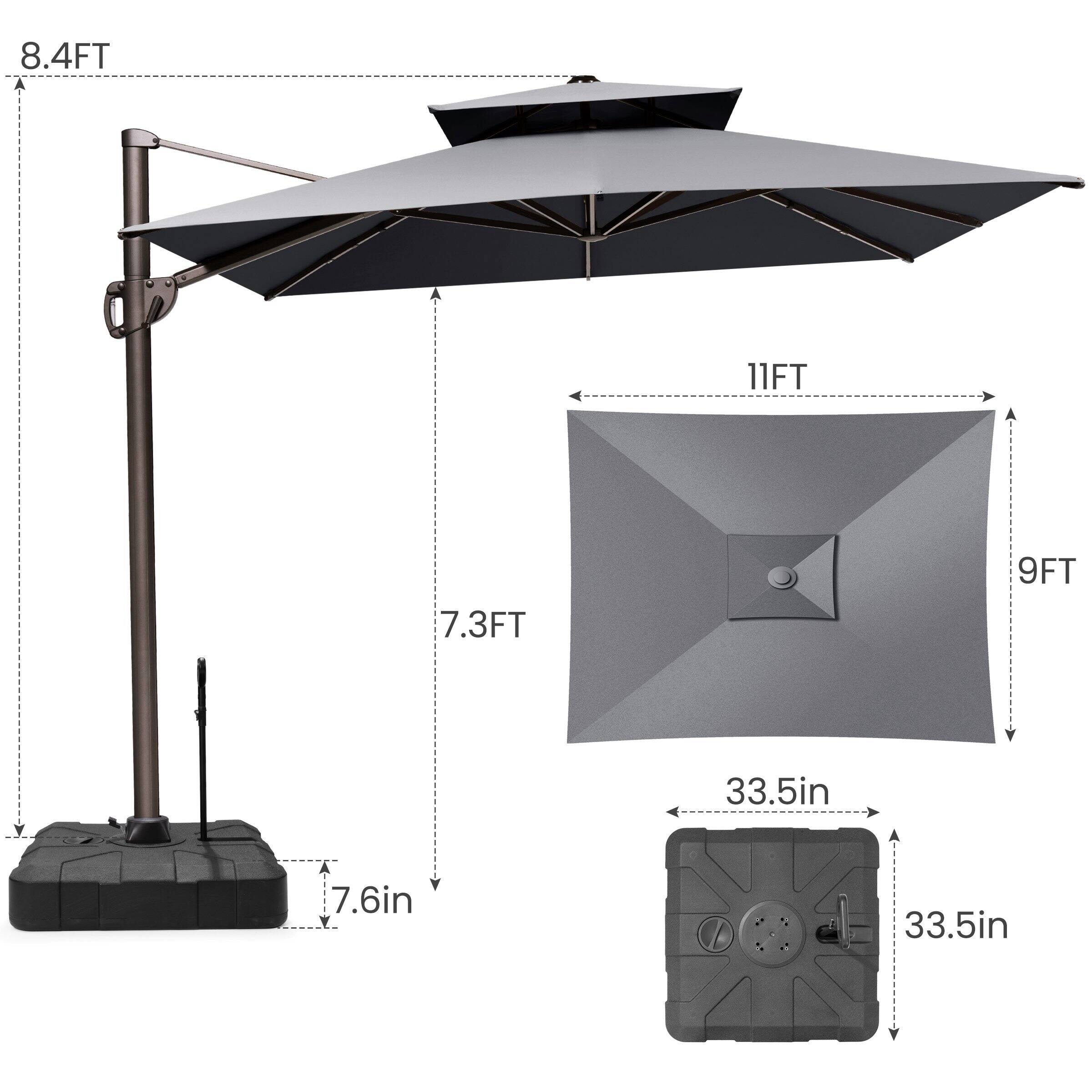 8.4FT  
11FT  
7.3FT  
9FT  
33.5in  
7.6in  
33.5in