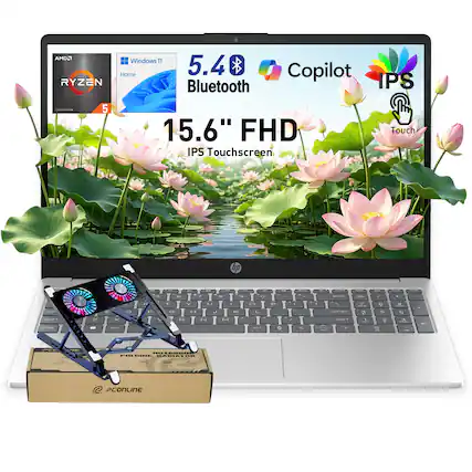 MD2 RYZEN Windows 11 Home 5.4 Bluetooth Copilot IPS 15.6" FHD IPS Touchscreen Touch