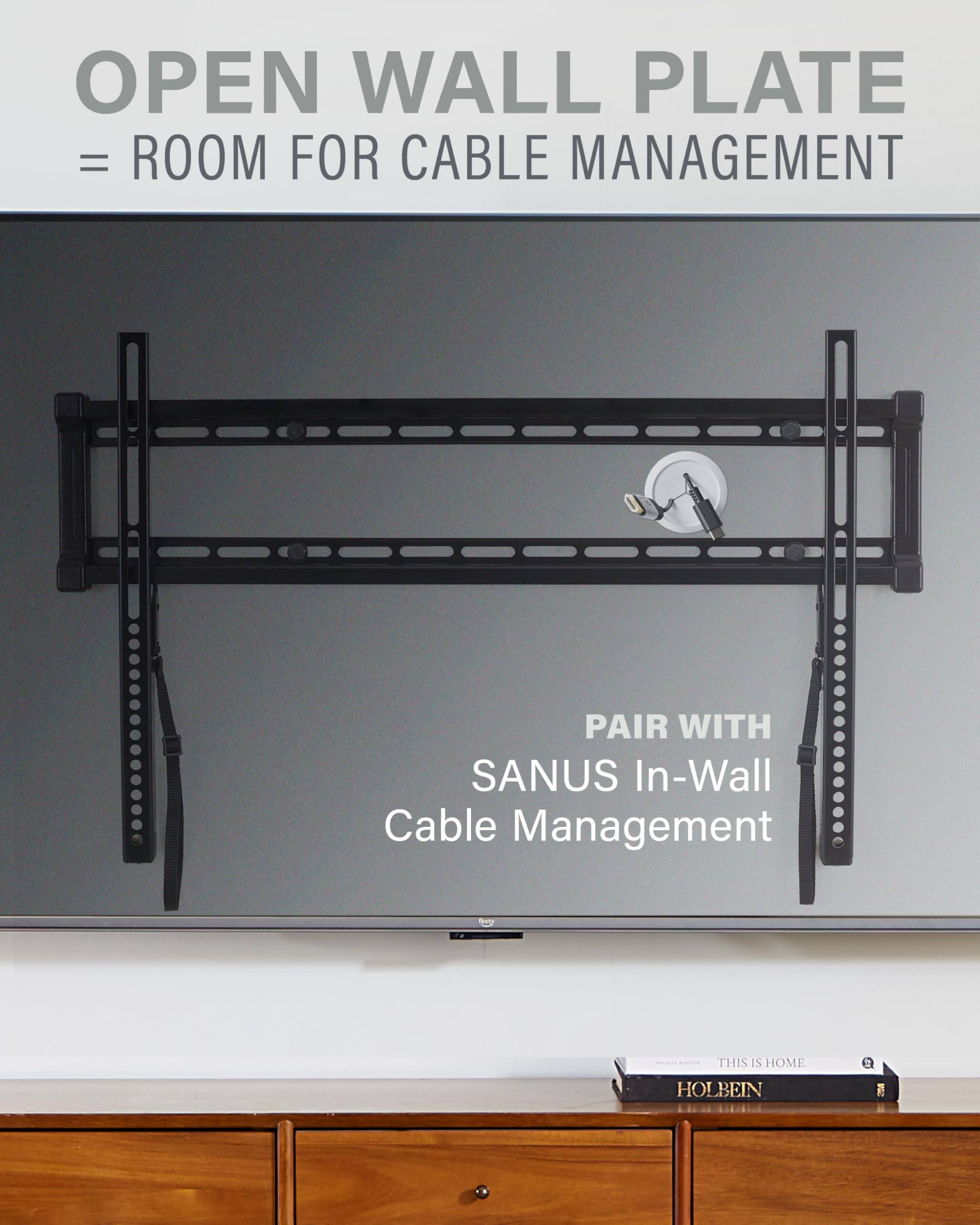 OPEN WALL PLATE = ROOM FOR CABLE MANAGEMENT

PAIR WITH SANUS In-Wall Cable Management

THIS IS HOME
HOLBEIN 3