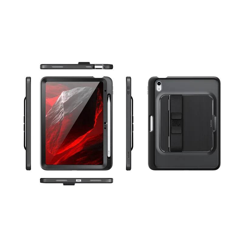 Alt View 7. SUPCASE - UB Anchor Kickstand Case for Apple iPad 10.9" (2022) / 11" (2025) with Screen Protector - Black.