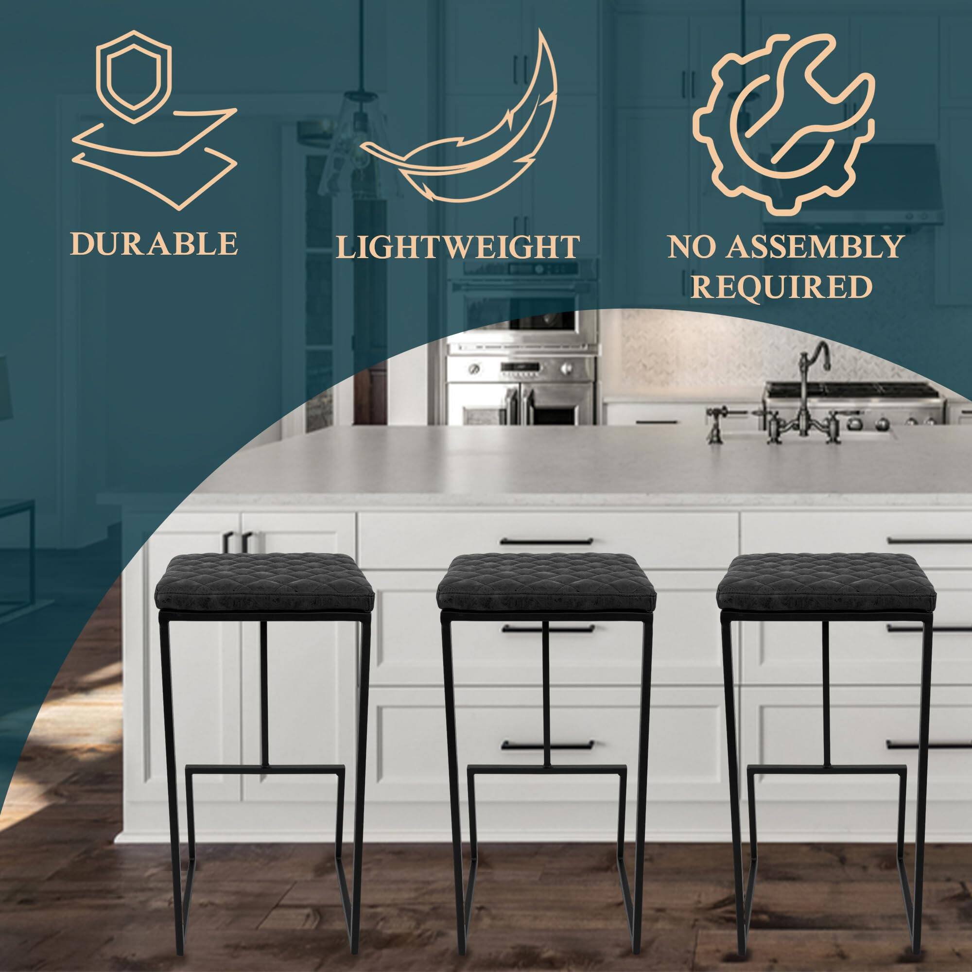 DURABLE  
LIGHTWEIGHT  
NO ASSEMBLY REQUIRED