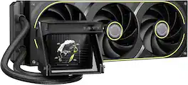 TRYX - Holo 360mm AIO Cooler Holographic Visual GIPHY Built-in Asetek 280w TDP - Black